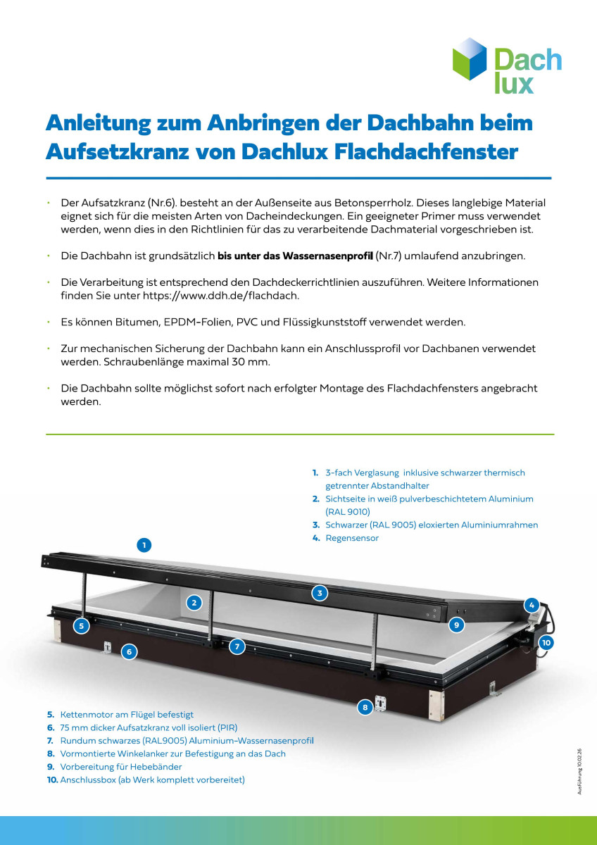 Dachlux Broschüre Flachdachfenster