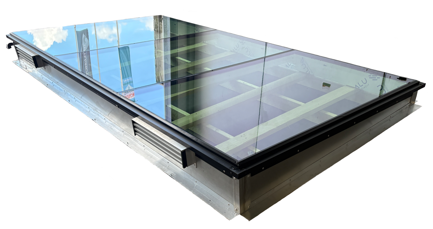 Dachlux Basis-Oberlicht mit Belüftungsgitter