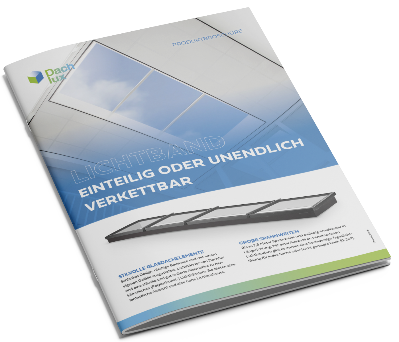 Dachlux Broschüre Koppelbares-Lichtband