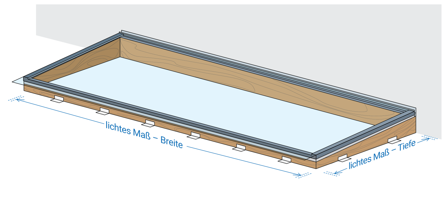 Terrassen-Oberlicht (Fassade) Dachlux