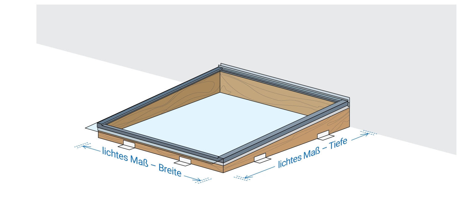 Terrassen-Oberlicht (Fassade) Dachlux