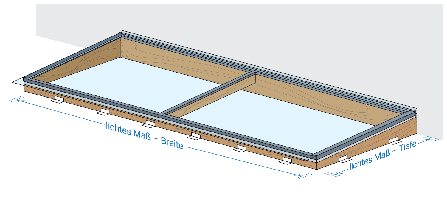 Terrassen-Oberlicht (Fassade) Dachlux