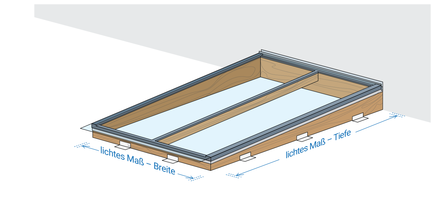 Terrassen-Oberlicht (Fassade) Dachlux